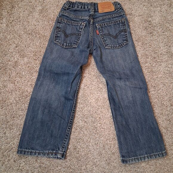 Levi Jeans Adjustable Waist Unisex Size 5 (4-5 Yr Old) - Picture 6 of 13